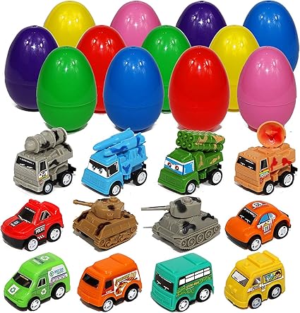 toy filled eggs