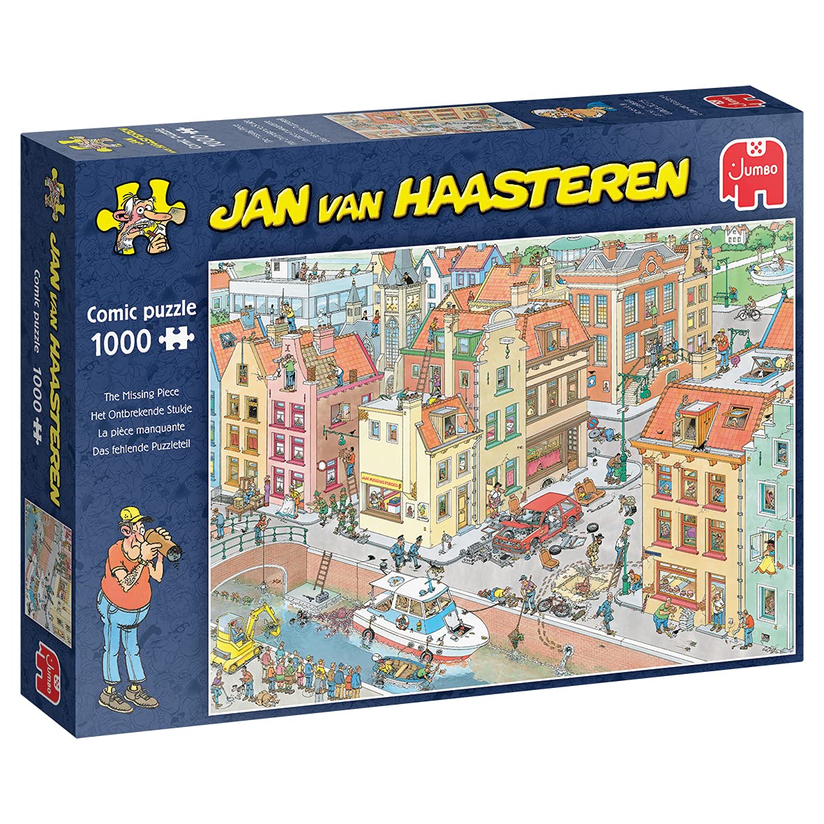 Jumbo, Jan van Haasteren The Missing Piece, Puzzles for Adults, 1,000 Piece