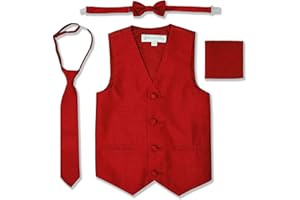 Johnnie Lene Boys Formal Dupioni Tuxedo Vest Set