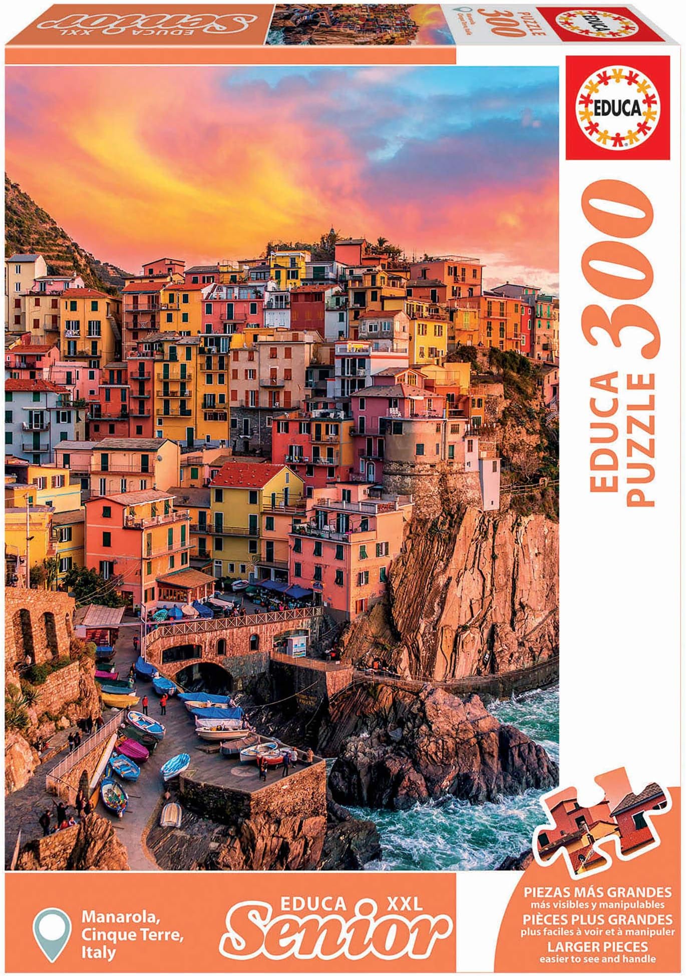 Educa 17980 300 Manarola, Cinque Terre, Italy, Assorted