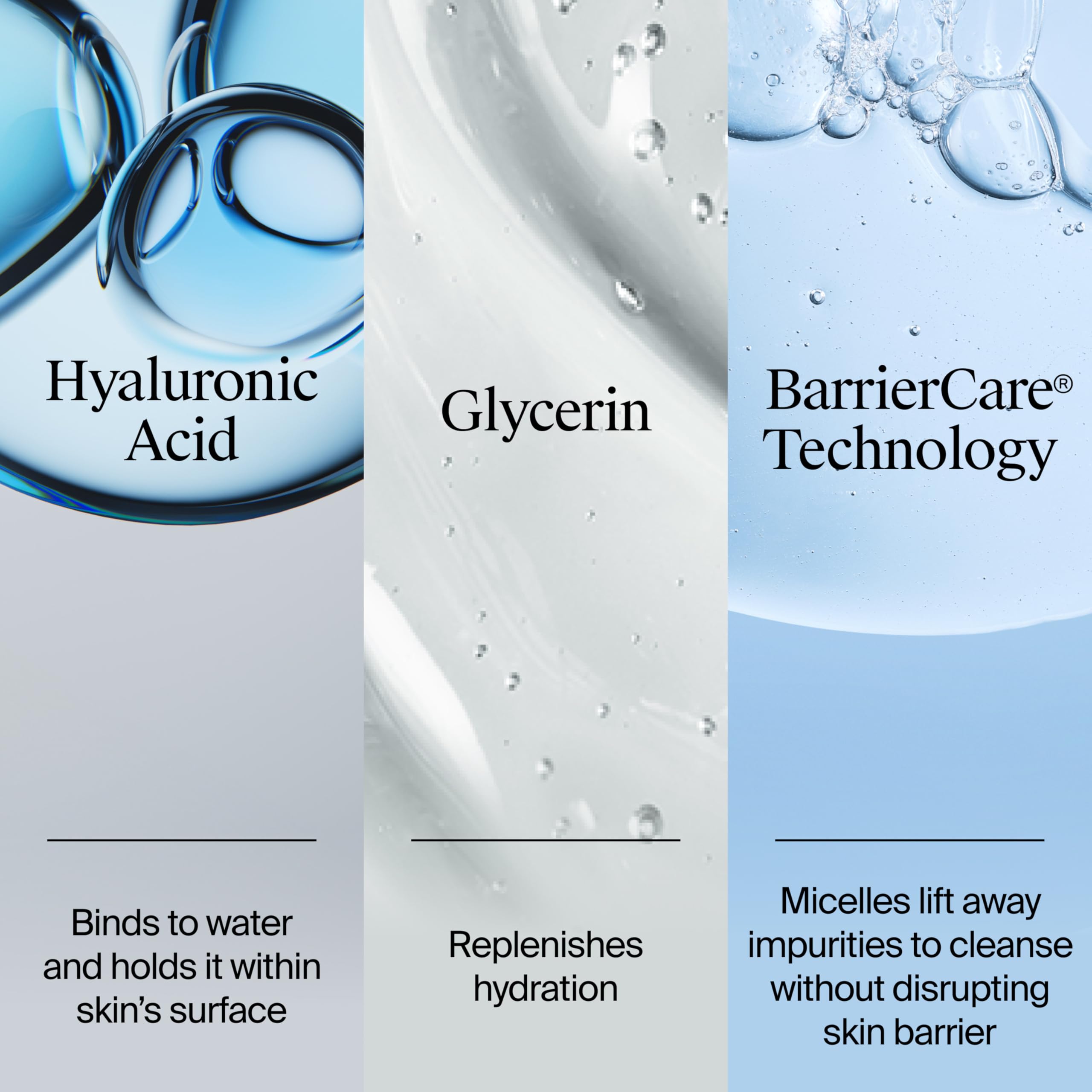 Neutrogena Hydro Boost Hydrating Face Wash & Makeup Remover, Gentle Facial Cleanser Gel with Hyaluronic Acid, Locks Moisture for Soft Supple Skin, Hypoallergenic, Oil-Free, Soap-Free, 7.8 fl oz
