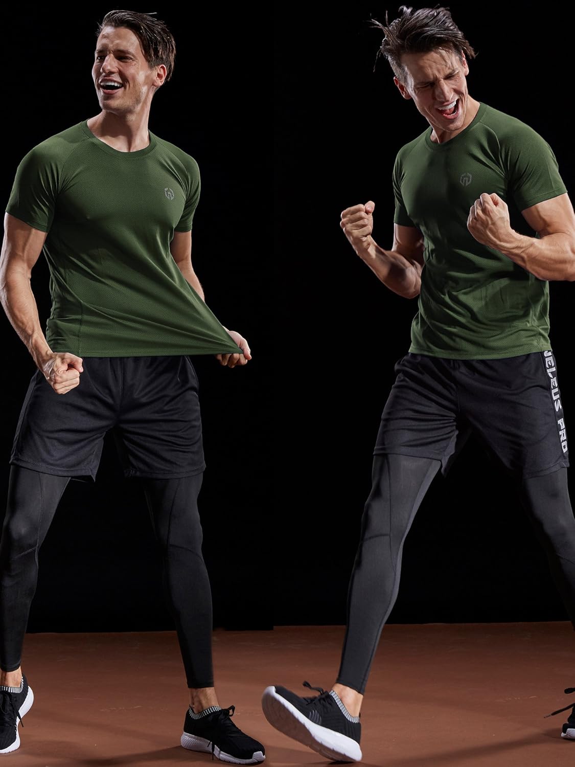Neleus Men's Dry Fit Mesh Athletic Shirts at  Men’s Clothing store