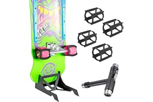 SKATERTRAINER Skateboard Gift Package Accessories with Skater Trainers, Origami Stand, and Free Skate Tool - Learn Tricks Faster, Store Your Board, and get a T-Tool to Tune Up Your Ride