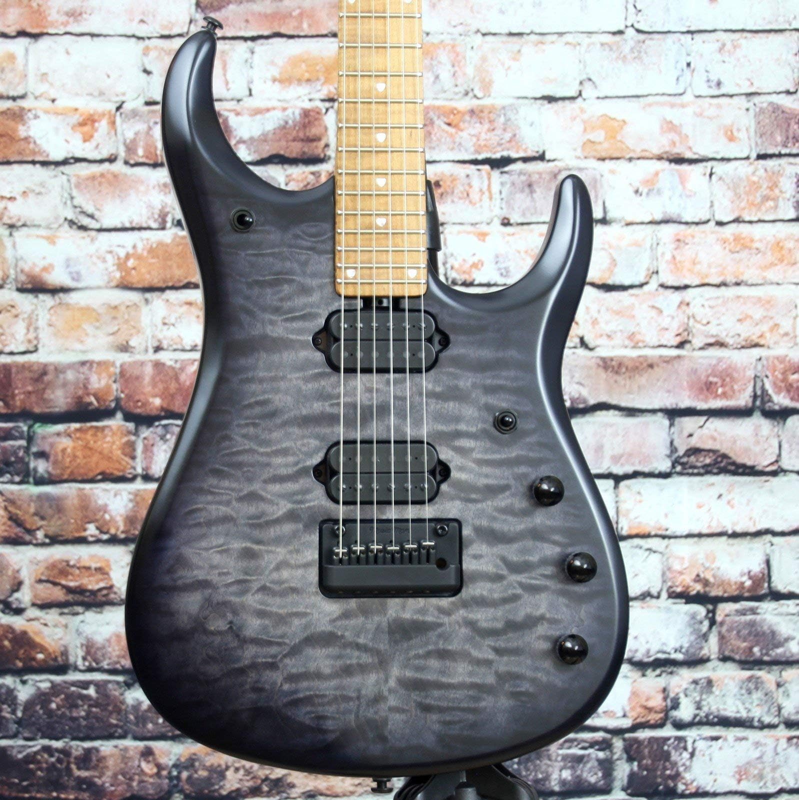 Ernie Ball Music Man John Petrucci JP15 Quilted Maple - Translucent Black