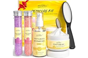 Pedicure Kit For Feet 5pcs Foot Spa Set For Christmas Birthday Valentine's Mother's Day Women Wife Girlfriend Gift Rose Laven