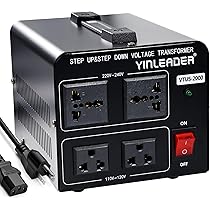 Yinleader Transformador conversor de tensão de 2000 W (110 V para