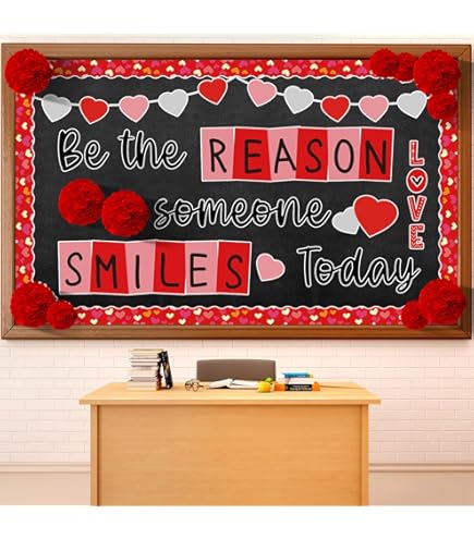 thumbnail image 2 of 36 Ft Valentine's Day Bulletin Board Border - Heart Pattern Classroom Decor 2 of 14