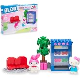 BLDR Hello Kitty and Friends Bow Vending Machine Building Set 0112 with Hello Kitty and My Melody Minifigures - Gift for Kids and Sanrio Fans Ages 8+