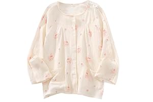 WEEOATAR Kids Hospital Gown Clothes for Post Shoulder Surgery Broken Arm Clothing, Full Open, Easy to Wear with Magic Stickers on Both Sides Suitable for Boys and Girls (White, 150cm/59.0in)