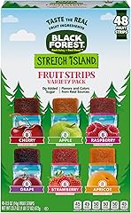 Stretch Island Black Forest Fruit Strips, Summer Snacks, Variety Pack (Cherry, Apple, Raspberry, Grape, Strawberry, Apricot),