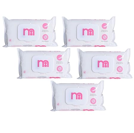 Mothercare Non Fragrances Wipes ( 60pcs x 5pkt) (Pink)