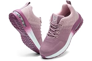 SOGETCH Steel Toe Shoes for Men Women Lightweight Comfortable Work Shoes Indestructible Slip Resistant Safety Shoes for Construction