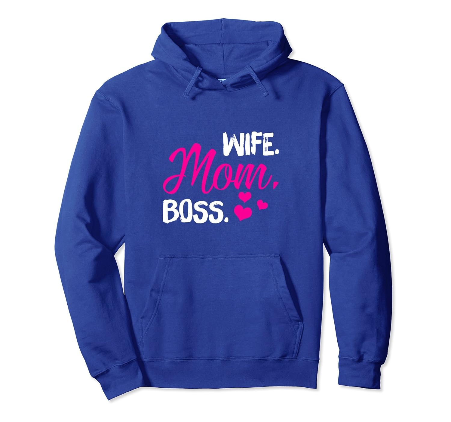 Wife Mom Boss Mothers Day Funny Pullover Hoodie-ANZ