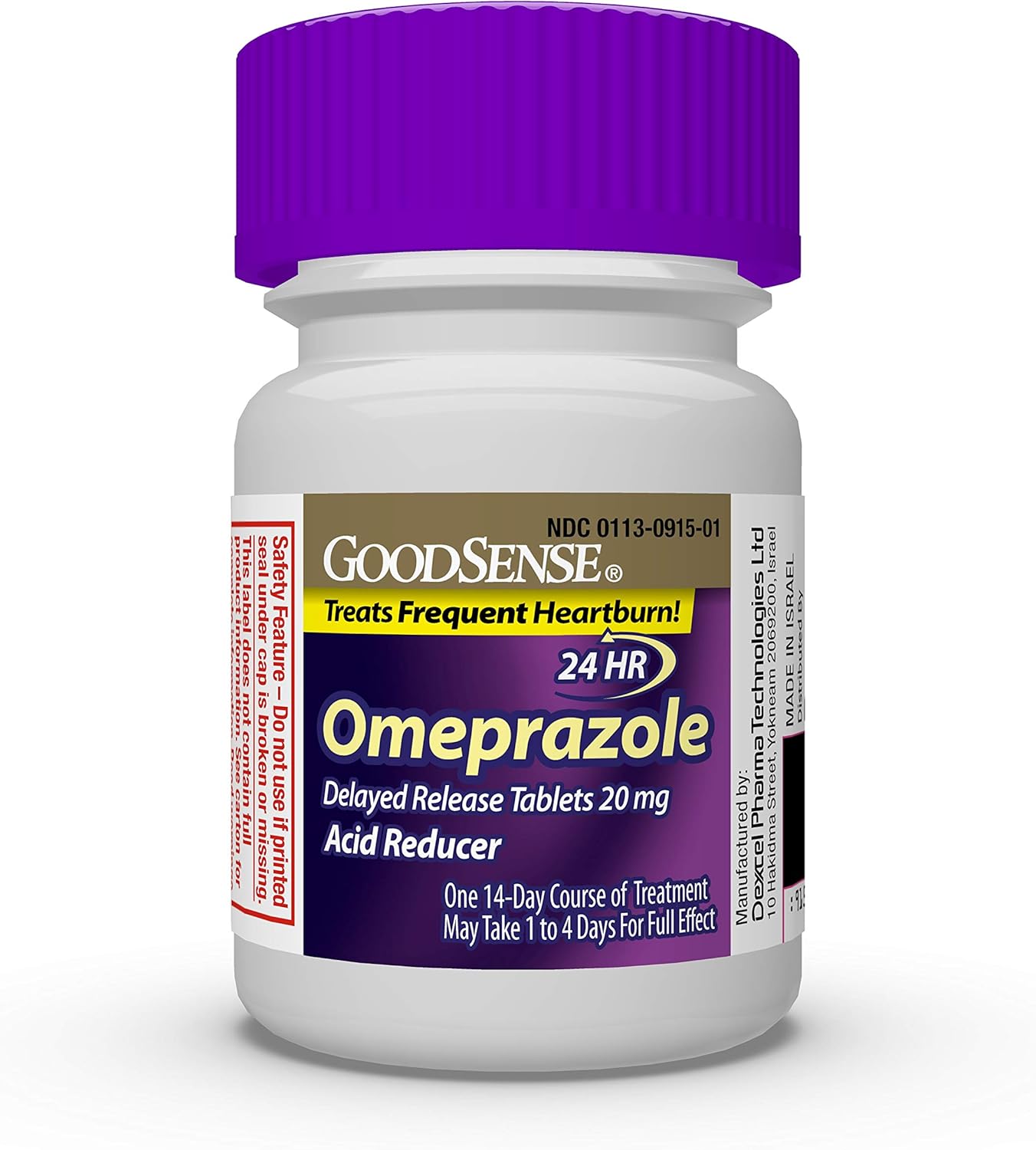 GoodSense Omeprazole Delayed Release Tablets 20 mg, 42 Count: Health & Personal Care