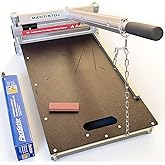 13" Pro Laminate/Vinyl Floor Cutter with Floor Installation Kit, 15°/30°/ 45° ​Instant Cuts in One Step, Cuts Laminate Floor,