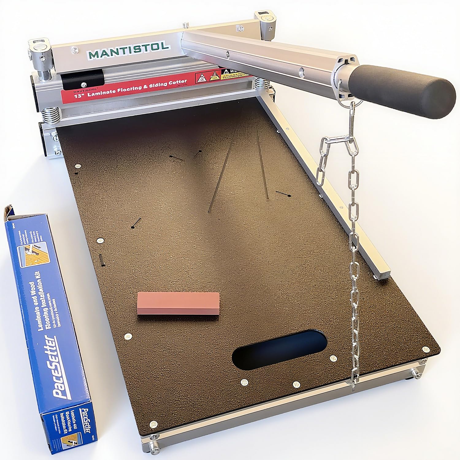 Photo 1 of 13" Pro Laminate/Vinyl Floor Cutter with Floor Installation Kit, 15°/30°/ 45° Instant Cuts in One Step, Cuts Laminate Floor, Engineer Wood, LVP/T, VCT, SPC, WPC, Rigid core, Siding & More;