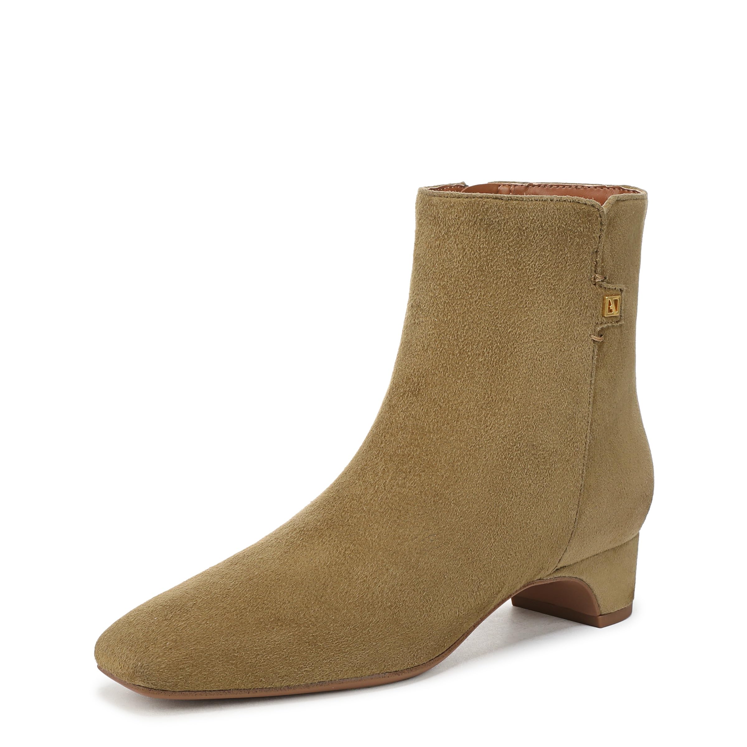 Franco Sarto Womens Luella Ankle Boot Moss Green Suede 13 M