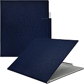 GOVTVA Magnetic Case for Onyx Boox Tablet Note Max 13.3 / Boox Tab X C 13.3 Color Ultra-Thin Lightweight Leather Cover with Magnetic Pen Buckle, Auto Sleep/Wake &amp; Magnetic Closure (Cloth Bark Blue)