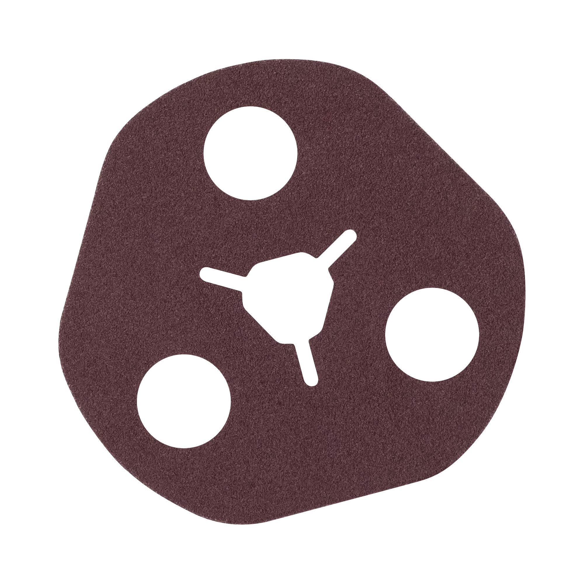 Norton Set of 3 Corundum Avos Fibre Discs Diameter 115 Grain 80