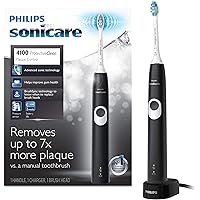 Philips Sonicare ProtectiveClean 4100 Plaque Control, Rechargeable electric toothbrush with pressure sensor.