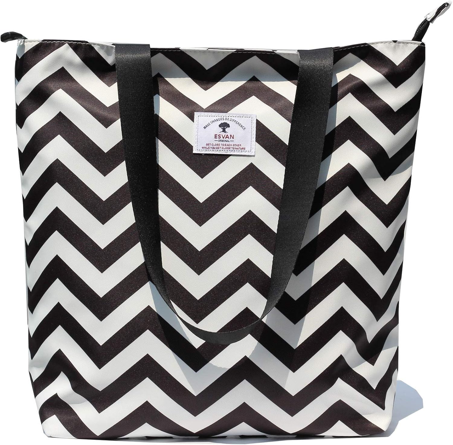 Original Floral Tote Bag Shoulder Bag for Gym Hiking Picnic Travel Beach