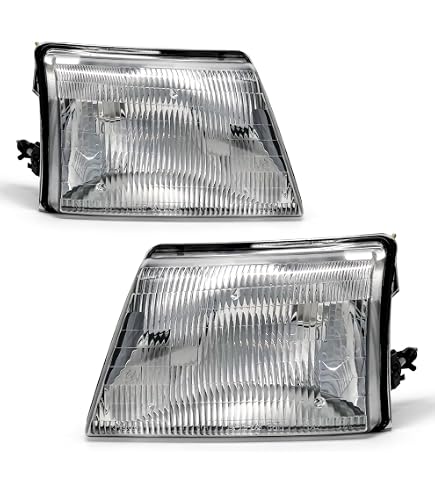 Headlights Headlamps Left & Right Pair Set for 01-11 Ford