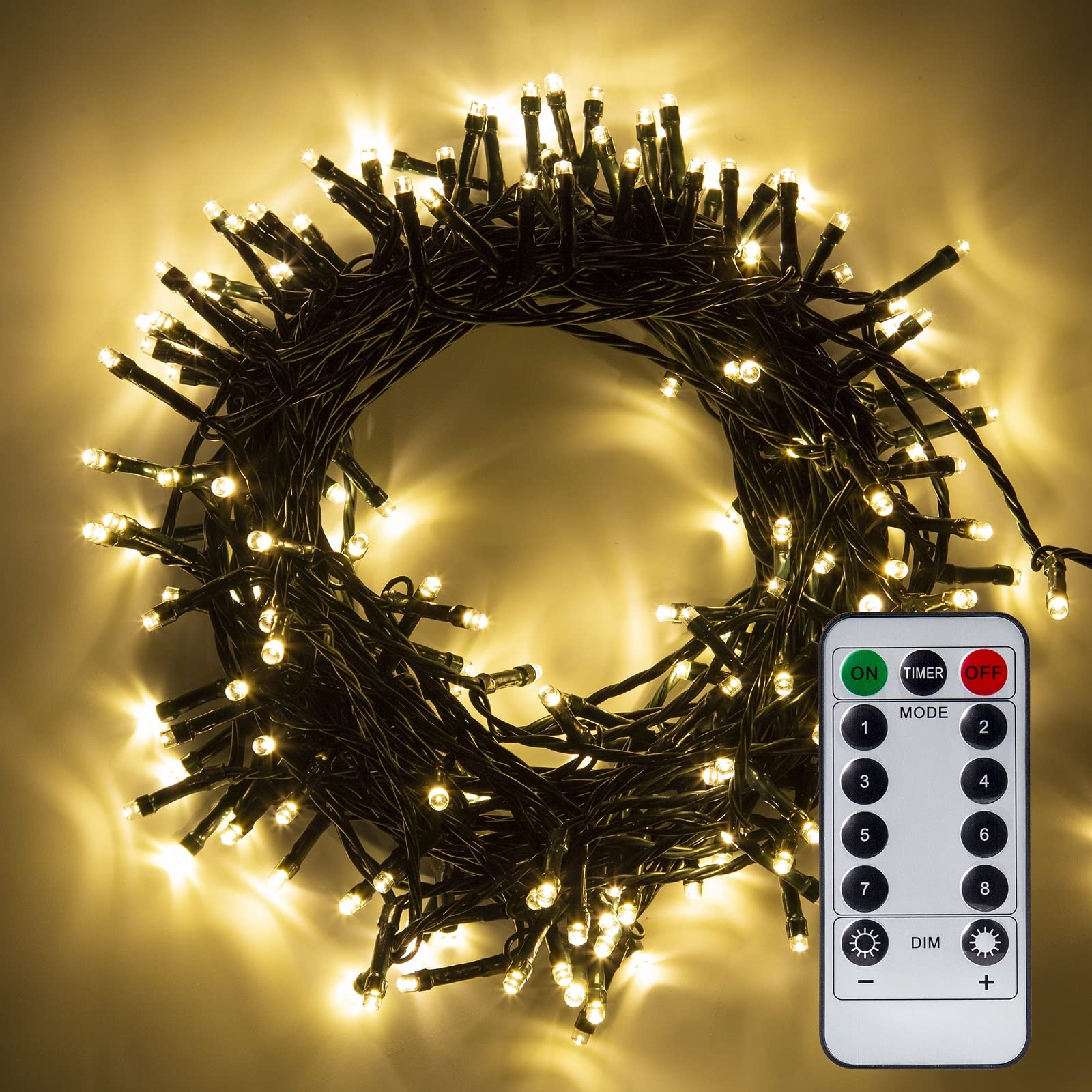 Uten Christmas Fairy String Lights 30M 300 LED Strips Warm White Festival Decorations Party Wedding Indoor Outdoor