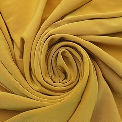 Texco Inc Solid 4-Way Stretch Venezia Polyester