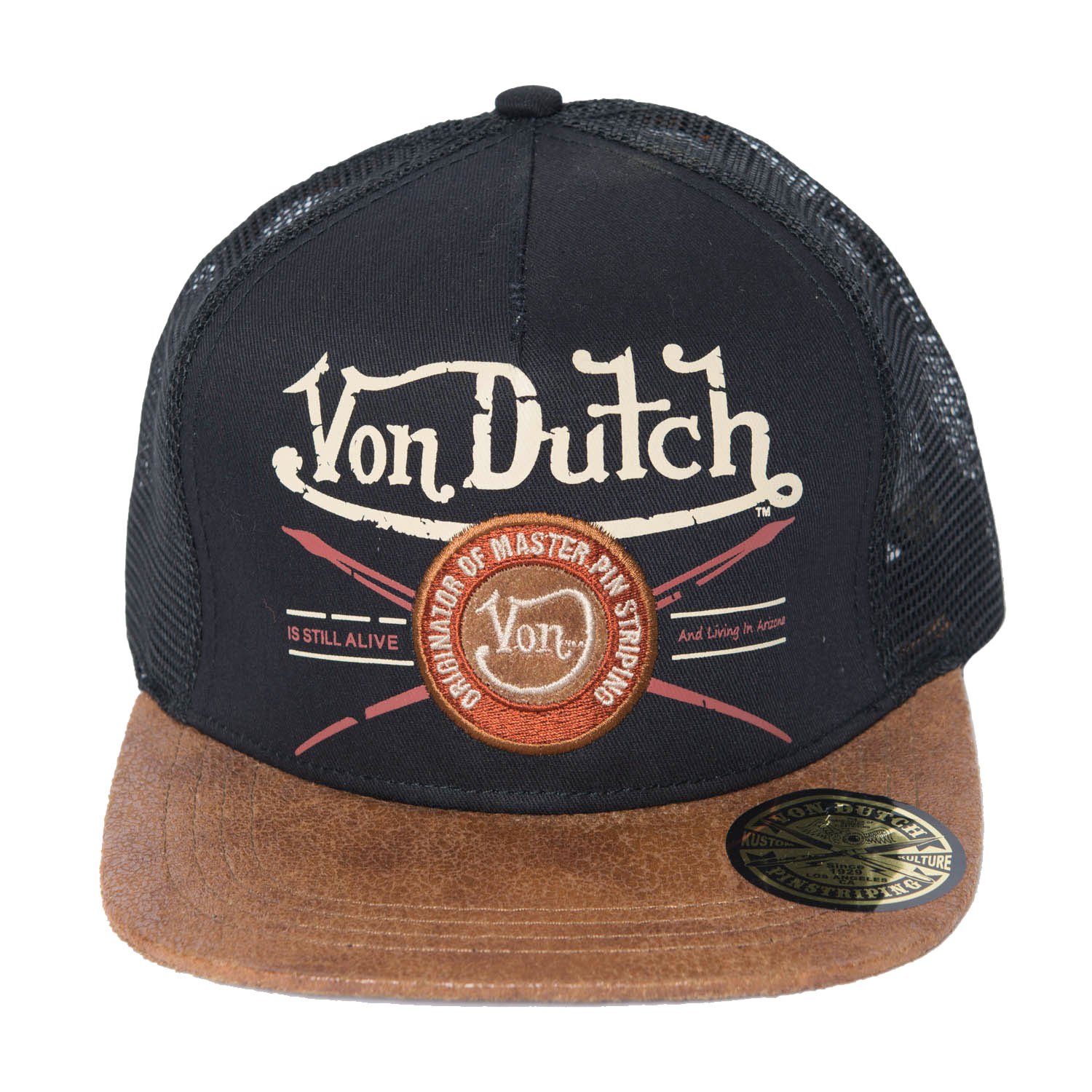 Von Dutch Men's Brushes Trucker HatOne Size Amazon.co.uk Clothing