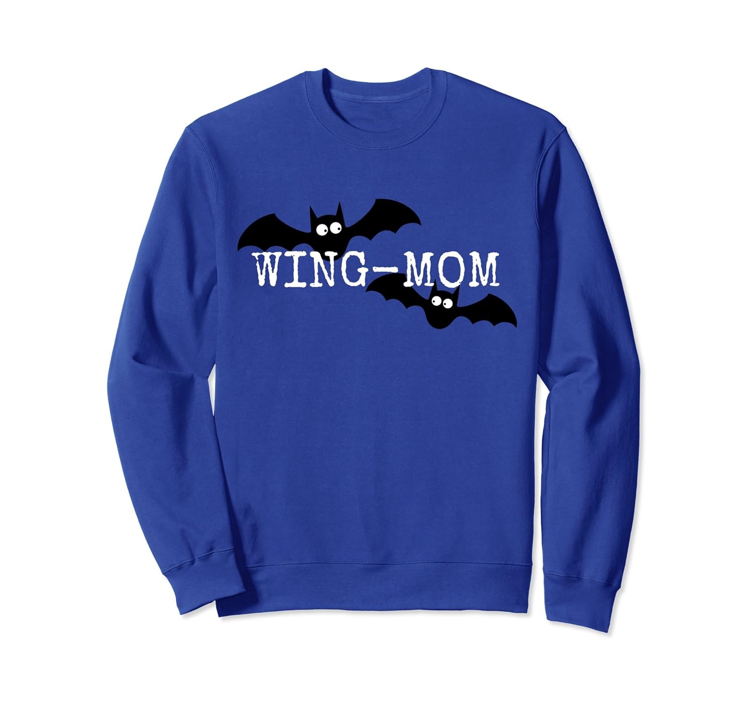 Funny Halloween Mom Sweatshirt Bats Wing Mom Sweatshirt-ANZ