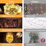 Lezonic Curtain Fairy Lights 3m x 3m 300LED USB with 8 Modes Remote Warm White view 5