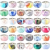 WPONSZU 36 Pack Scented Candles Gift Set for Woman, Jar Candle, 2.5 oz Soy Wax Tin Candle-Ideal Gift for Travel Home Décor