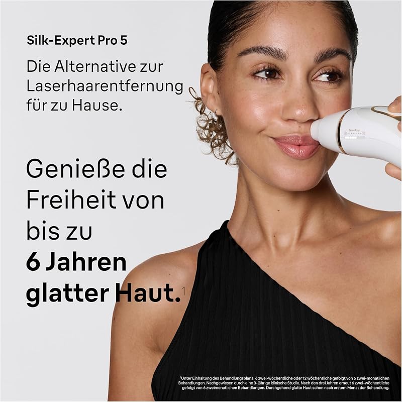 IPL Geräte Haarentfernung Silk·expert Pro 5, PL5321, Weiß/Gold