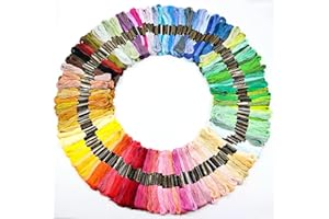 Embroidery Thread Kit Embroidery Floss Soft Cotton Friendship Bracelet String Bracelet Thread MultiColor Cross Stitch Threads