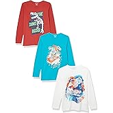 The Children's Place Boys Dino Long Sleeve Graphic T-Shirts,multipacks