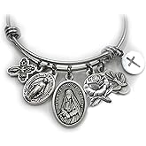 St. Frances Cabrini Bangle Bracelet, Patron Saint Confirmation Gift