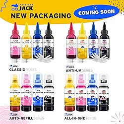 Printers Jack Sublimation Ink Auto Refilled bottles