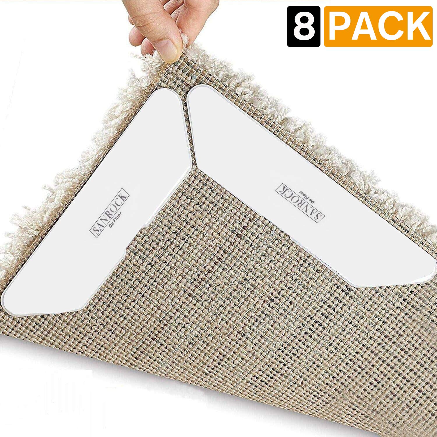 SANROCK Anti Curling Rug Grippers 1/8\