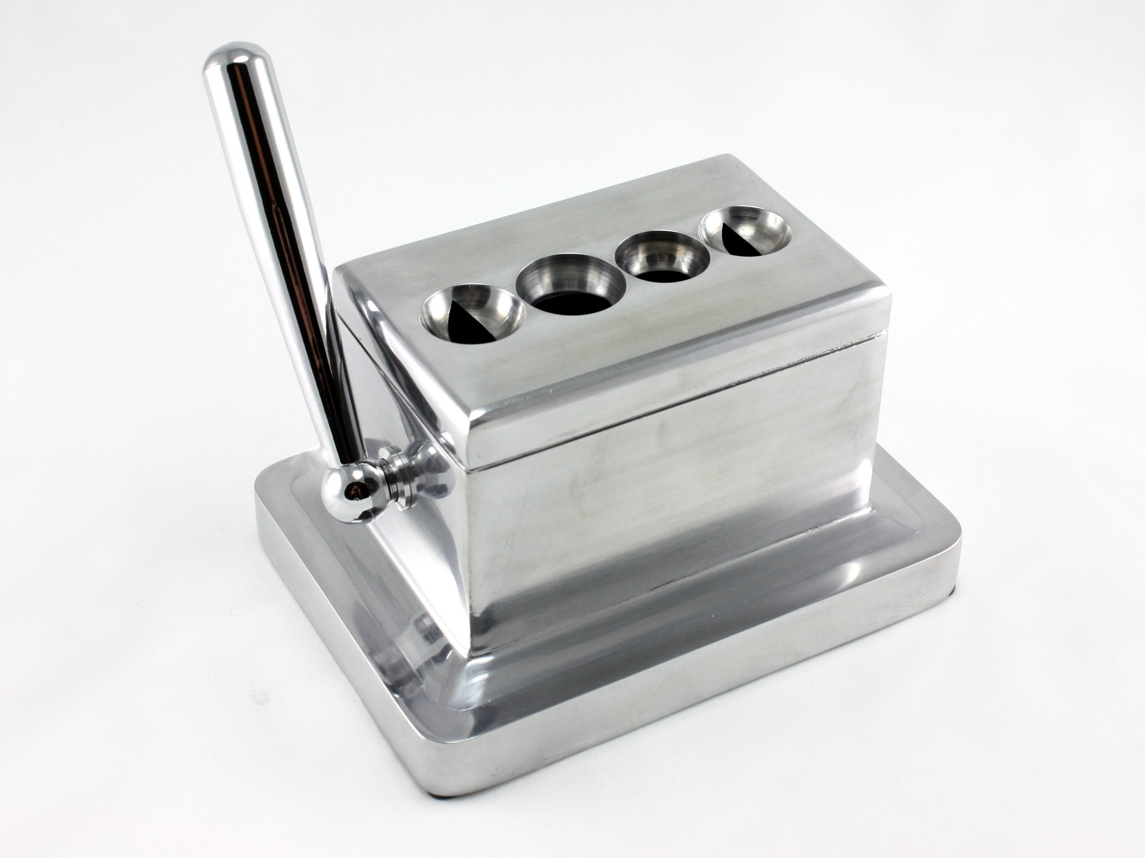 Table Top Desk Cigar Cutter Guillotine & V Cut Large 4 Sizes Silver eBay
