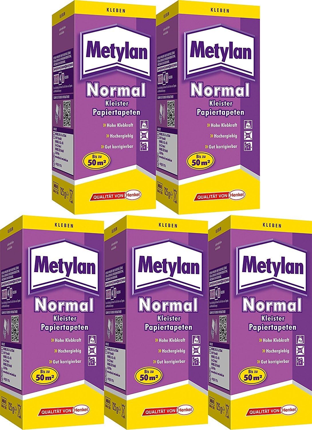 Metylan Normal 1545 Glue for Wallpaper, Transparent, 125g - Image 3