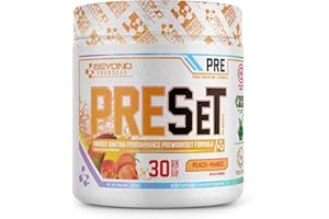Beyond Yourself - PreSet - Energy Igniting Pre-Workout Formula 30 Servings (Peach Mango)