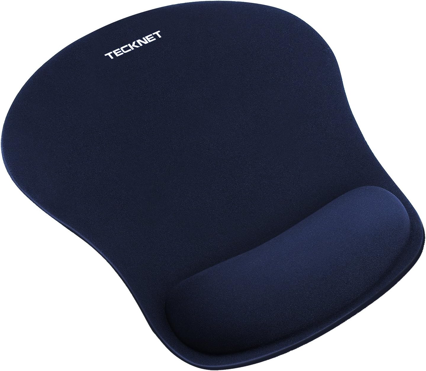 TeckNet Ergonomic Gaming Office Mouse Pad Mat Mousepad with Rest Wrist Support - Non-Slip Rubber Base - Special-Textured Surface (Black): Computers & Accessories