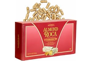 Almond Roca Candy - 4 Lb Celebrations Box - Almond Roca Individually Wrapped Chocolate English Toffee Candy - Gift for Chocolate and Toffee Candy Lovers