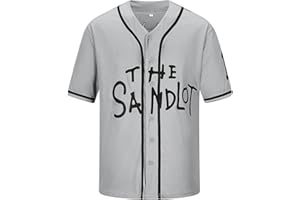 Aolapo 90s Outfit for Men,Sandlot 30 Jersey Rodriguez 30 Squints 5 Yeah-Yeah 11 Short Sleeve Baseball Jerseys for Men Women