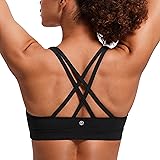 CRZ YOGA Women's Strappy Sports Bras Fitness