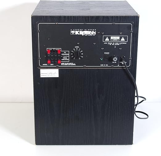 klipsch swv subwoofer
