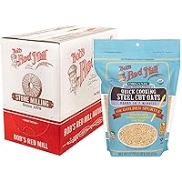 Bob's Red Mill Organic Quick Cooking Steel Cut Oats, 22-ounce (Pack of 4)