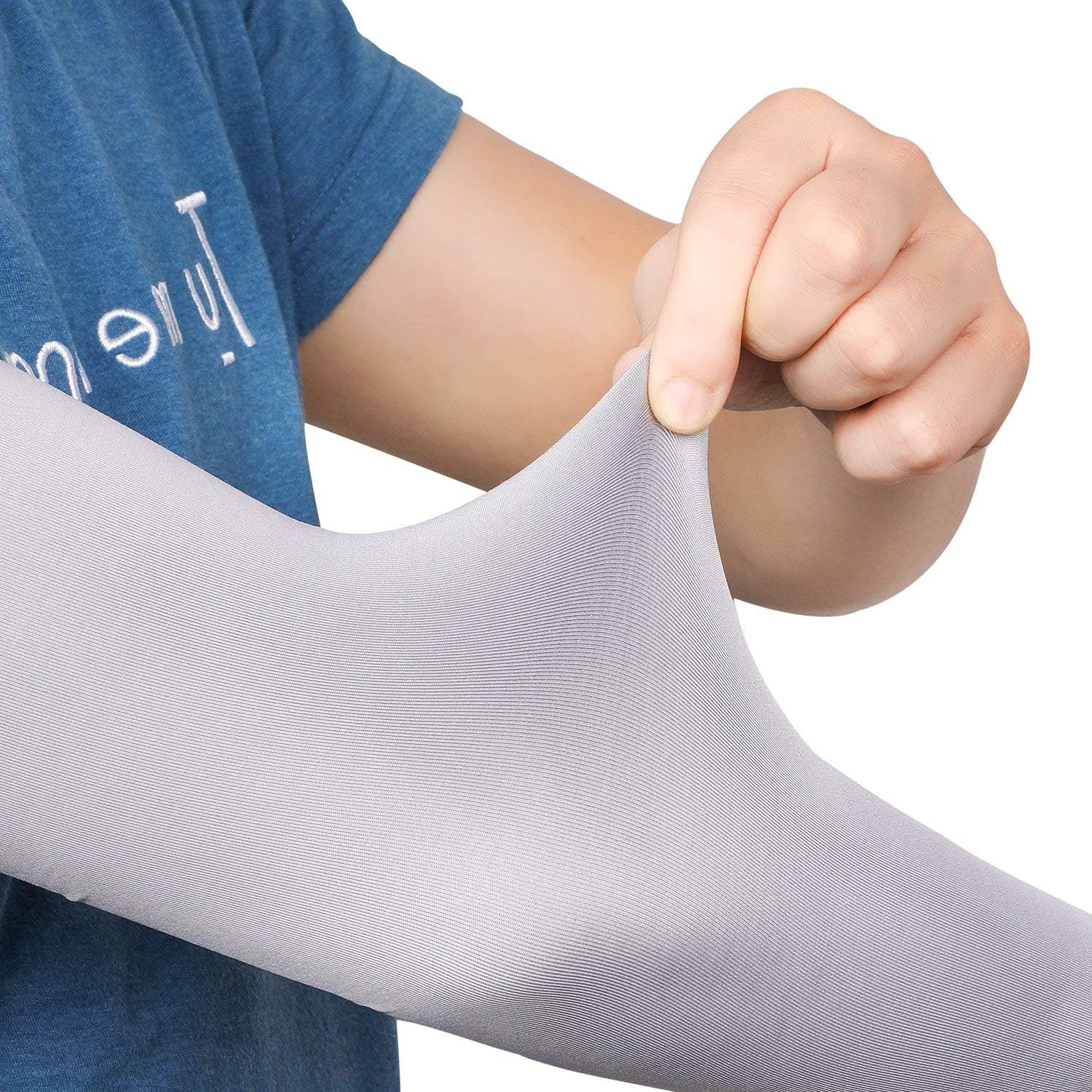 TAGVO Arm Sleeves, 3 Pairs Outdoor Sports Arm Warmers Breathable Soft UV Protection Cover Elbow Sleeves Stretchy Arm Cooling Covers for Running/Cycling/Driving/Climbing/Golfing : Clothing