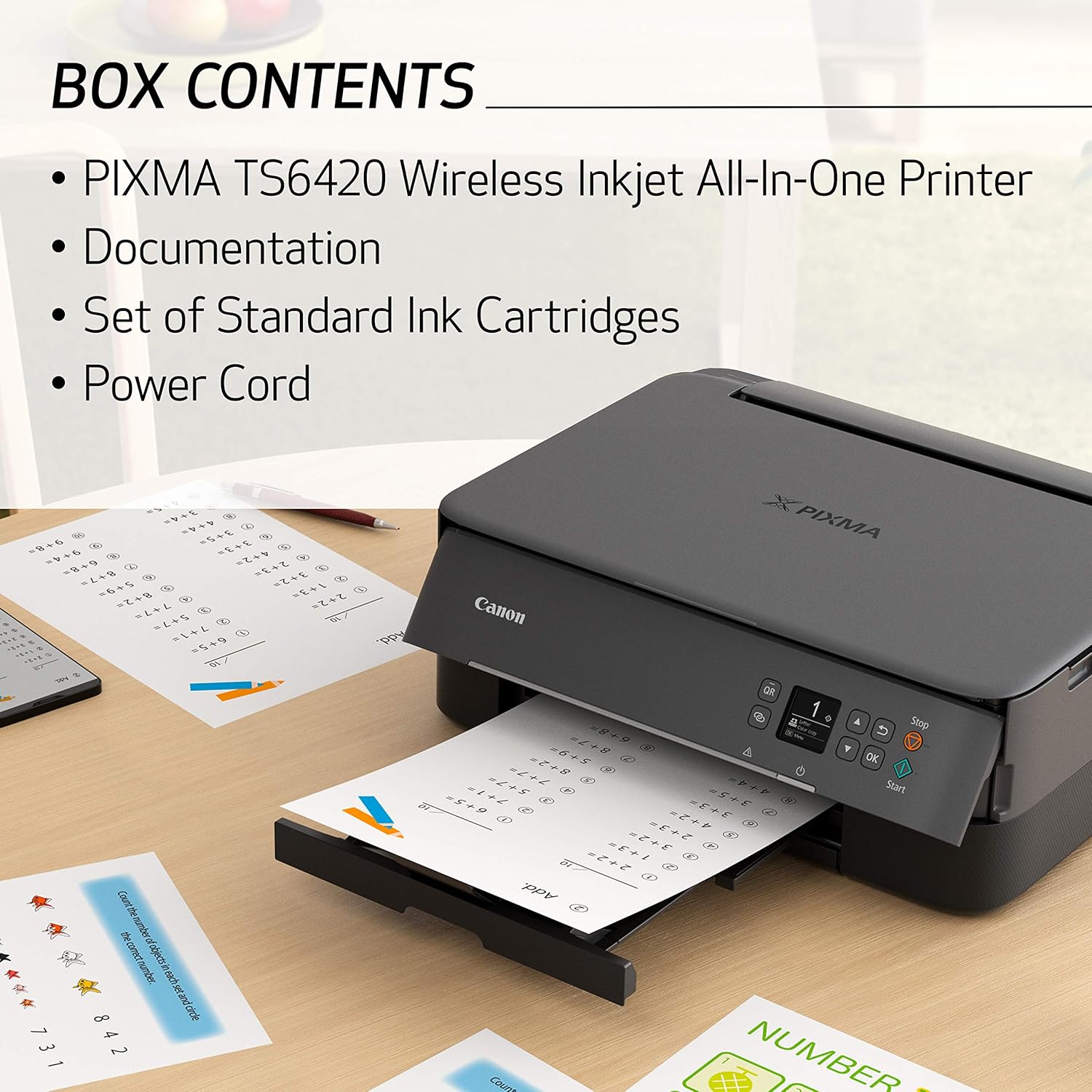 Canon TS6420 All-In-One Wireless Printer, Black: Electronics