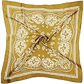 DOOBO Satin Head Scarf - 27.5 Inches Silk Bandana Hair Wrap Square Scarf for Women & Girls